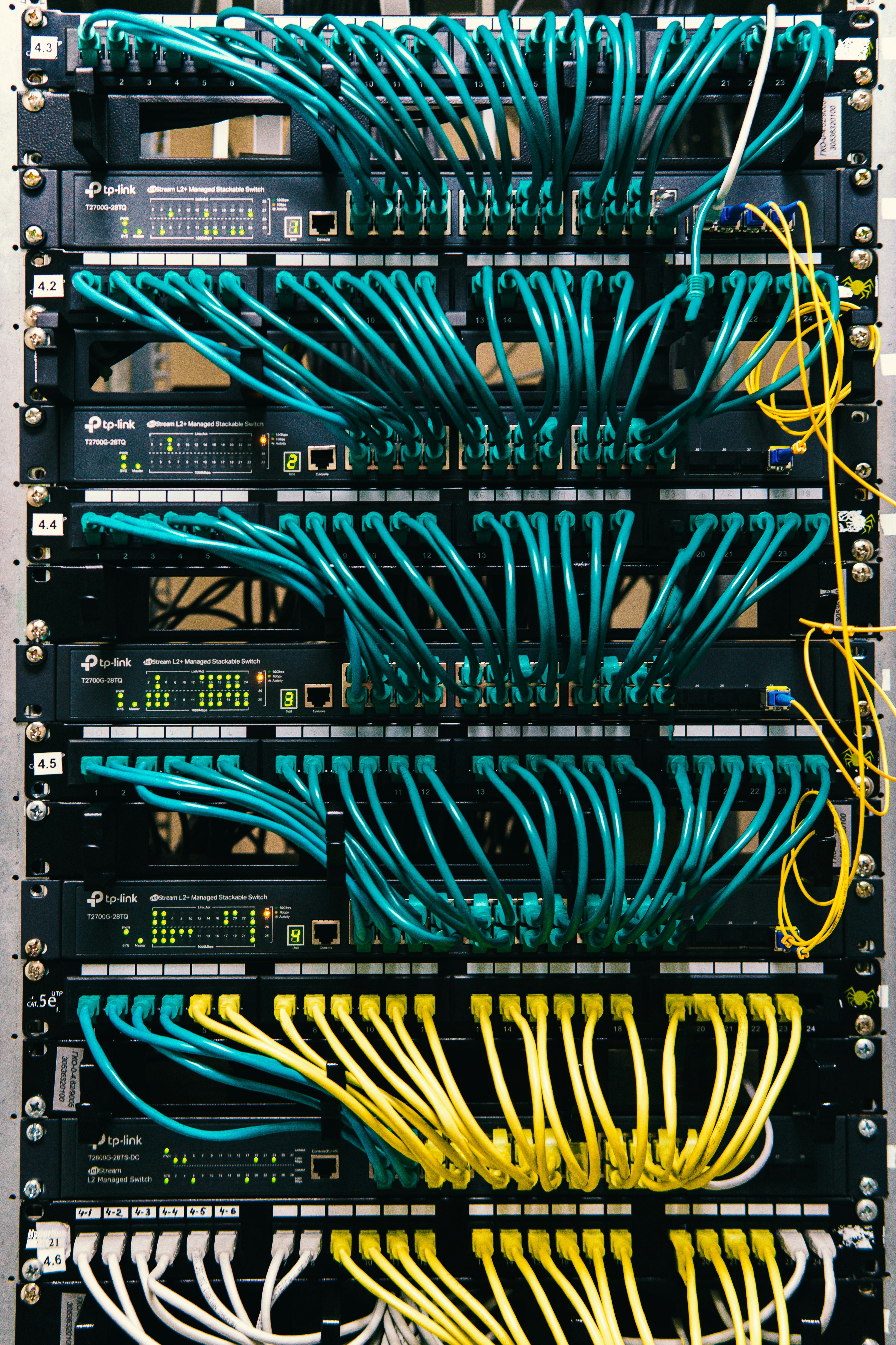Rack organizado